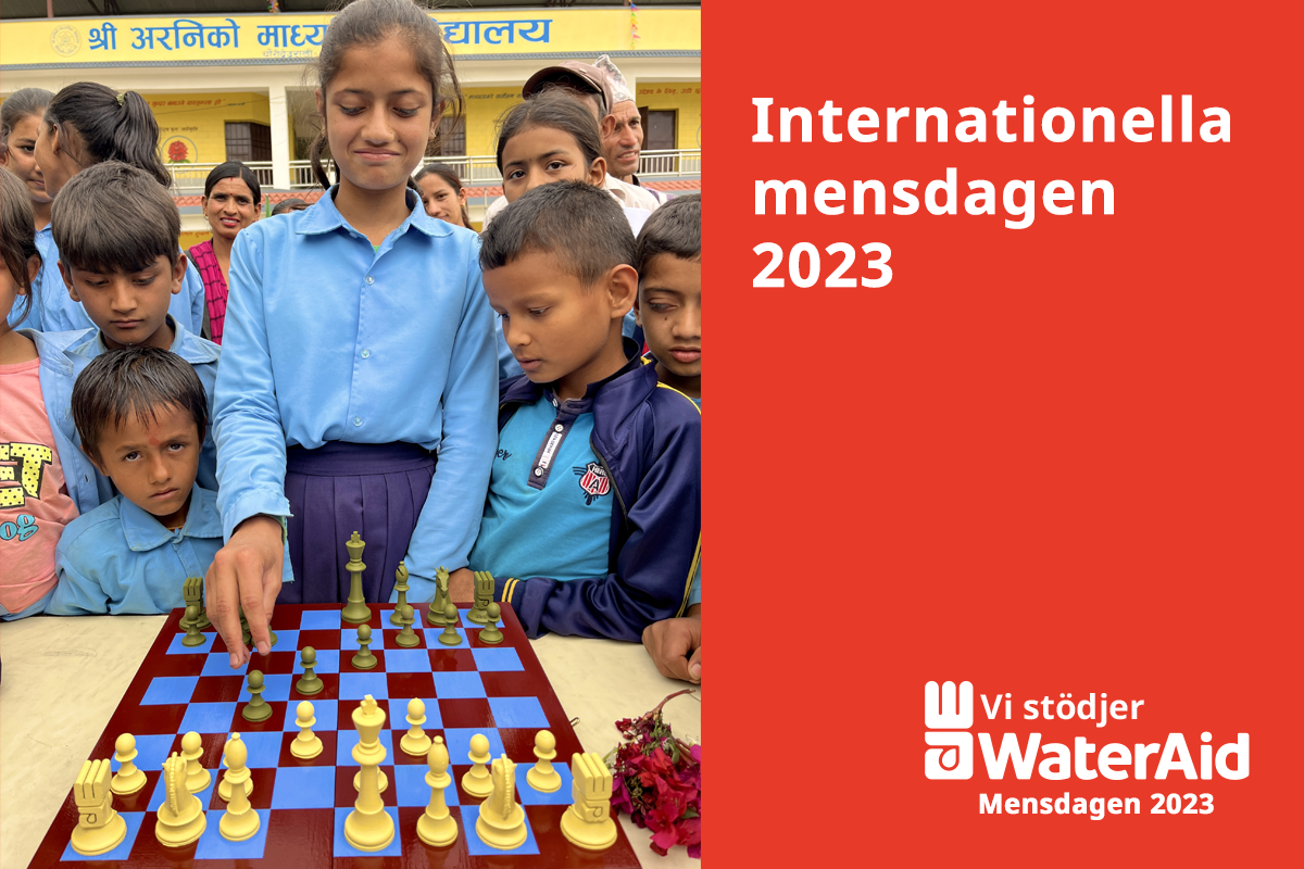 Comfydence stöd till WaterAid & Internationella mensdagen 28/5