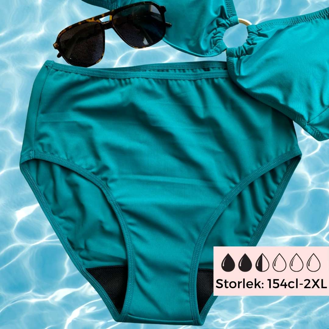 mensbikini mermaid grön