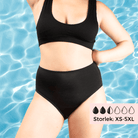 menstrosa bad hög midja