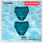 mermaid 2pack grön