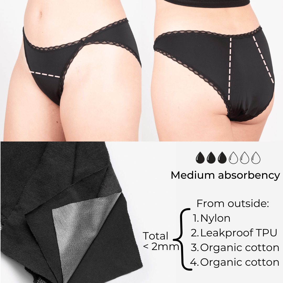 Friday Feeling nylon - Medel absorption - Comfydence