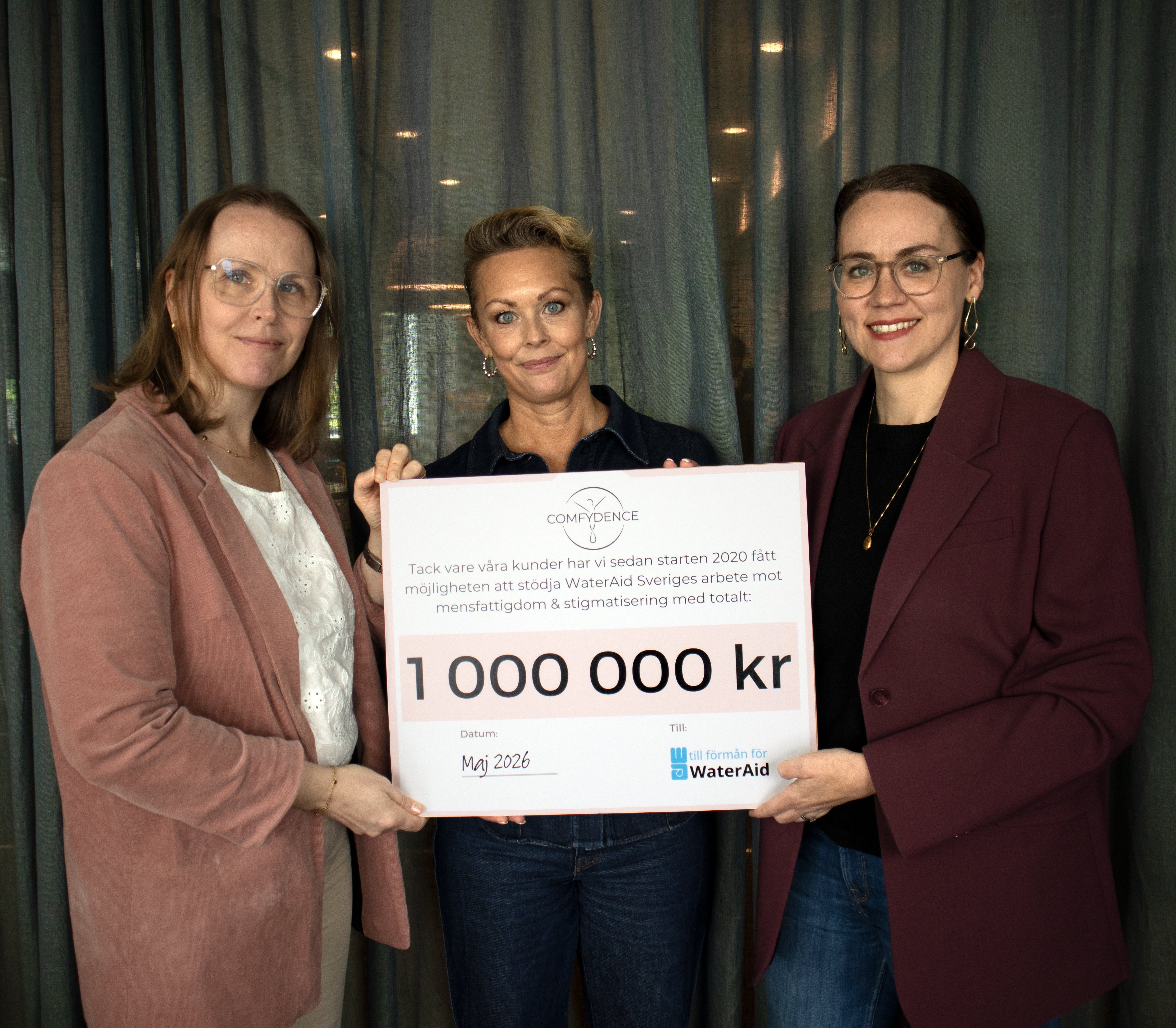 Comfydence och WaterAid – tillsammans för mens utan begränsningar