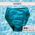 mensbikini grön high waist 